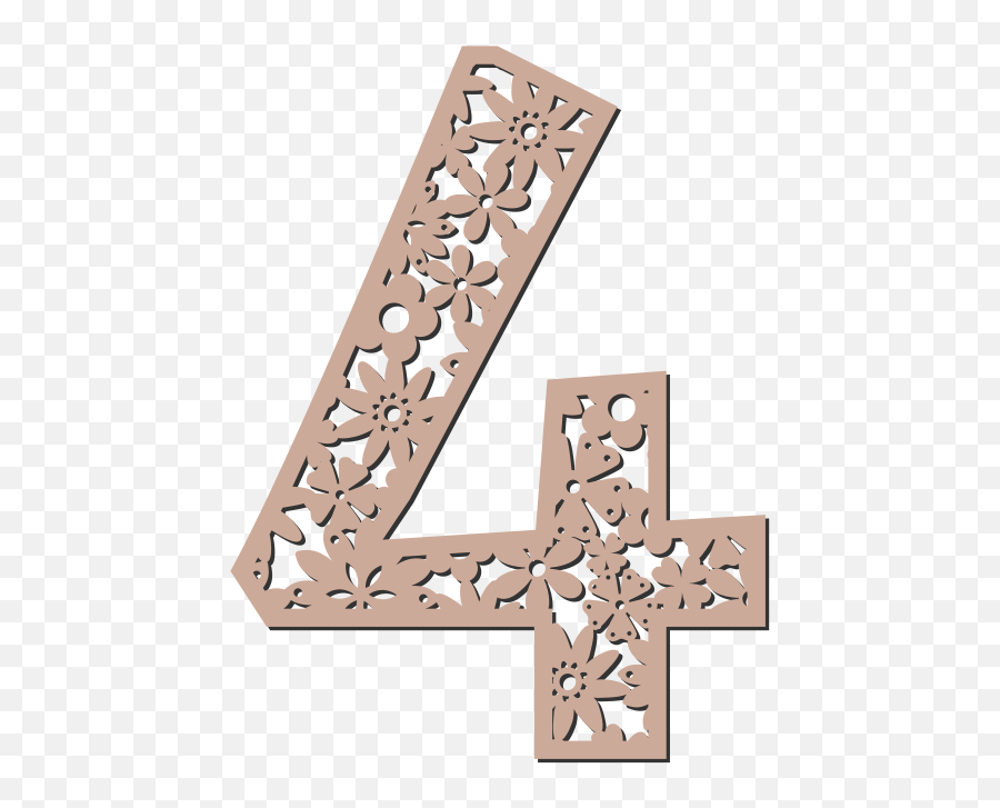 Decorative Floral Letters Alphabet Font Patterns Emoji,Decorative Cross Clipart