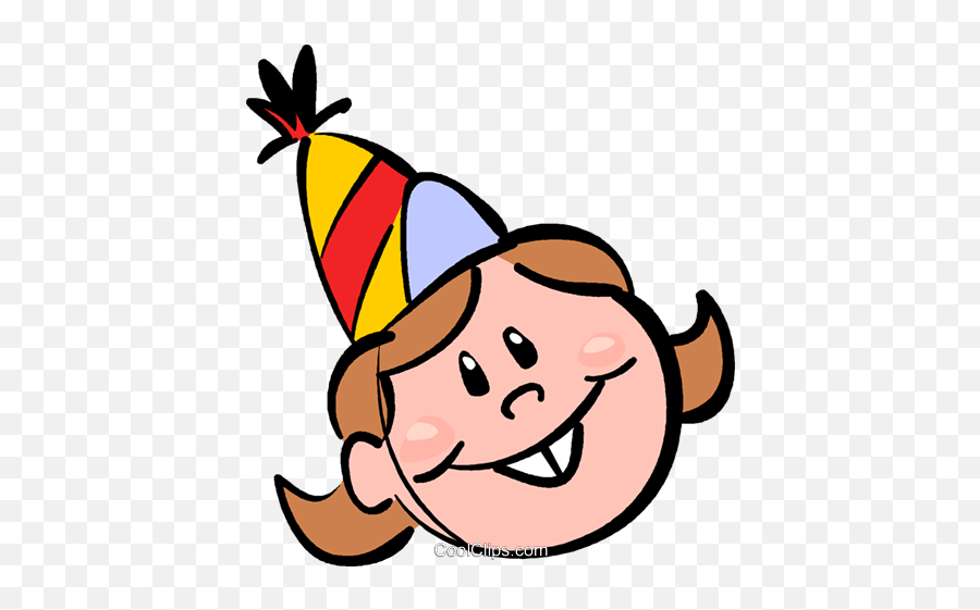 Birthday Girl Royalty Free Vector Clip Art Illustration Emoji,Birthday Girl Png