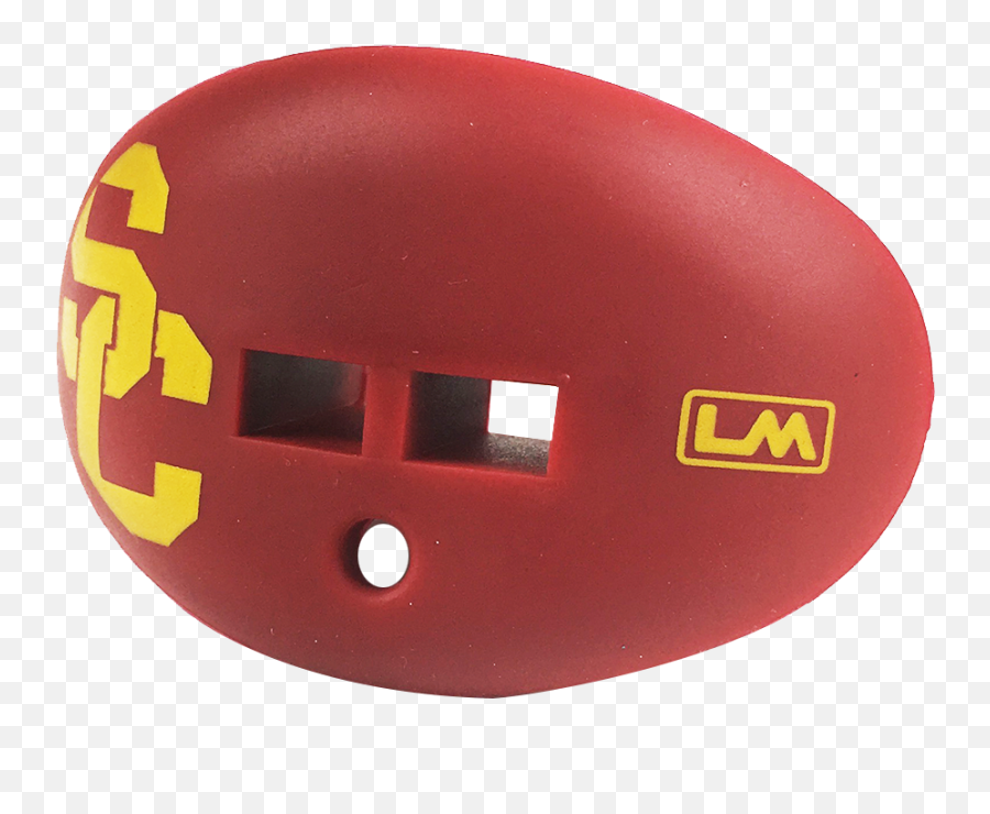 Usc Interlock - Sc Cardinal Redyellow Football Mouthguard Emoji,Cardinal Logo Nfl