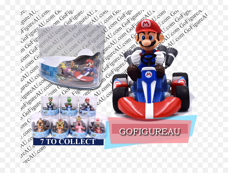 Super Mario - Pull Back Racer Mario Kart Wii Emoji,Super Mario Kart Logo