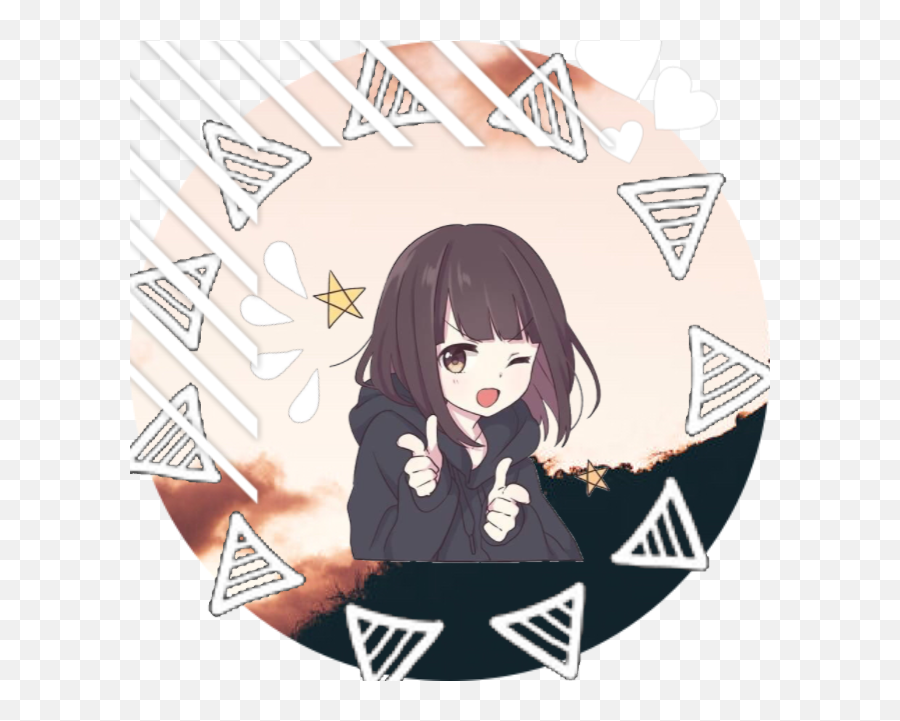Anime Girl Transparent Png - Pfp Anime Girl Kawaii Cute Anime Girl Pfp Emoji,Anime Girl Transparent