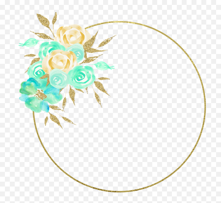 Watercolour Flowers Frame - Free Image On Pixabay Emoji,Logo De Instagram Sin Fondo