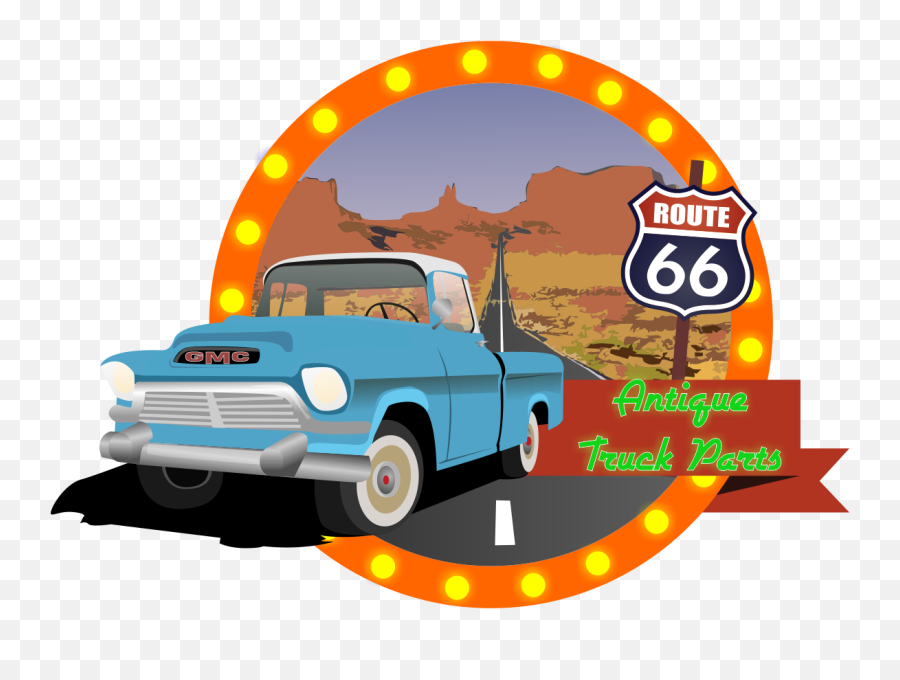 It Company Logo Design For Route 66 Antique Truck Parts By Emoji,Pickup Truck Logo