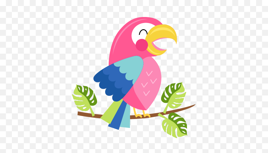 Parrot Svg Scrapbook Cut File Cute Clipart Files For Emoji,Pink Flamingos Clipart