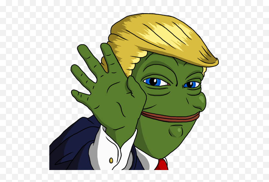 Pin - Pepega Trump Emoji,Trump Clipart