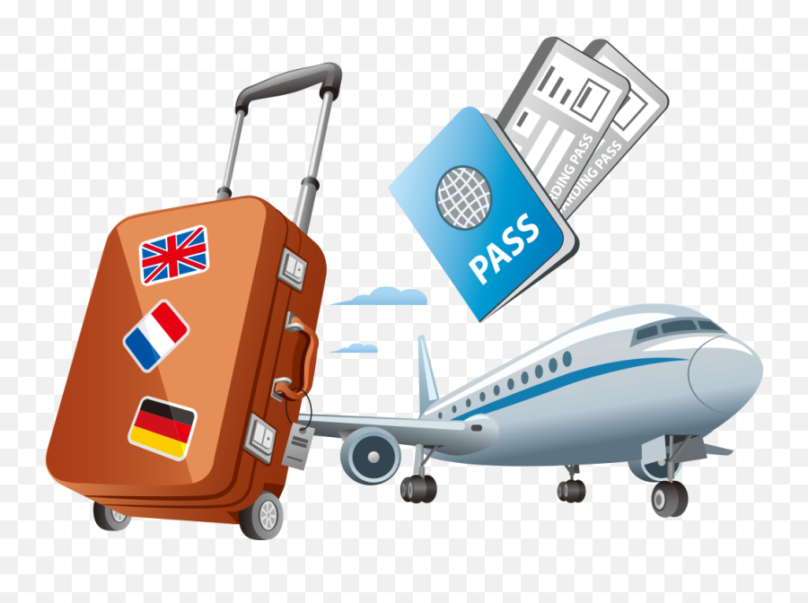 Air Travel Clip Art - Passport Travel Clip Art Emoji,Passport Clipart