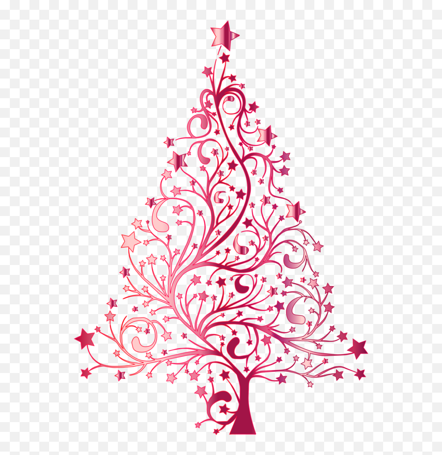 Christmas Treepng - Royalty Free Retro Pink Background Christmas Tree Pink Transparent Emoji,Christmas Background Clipart