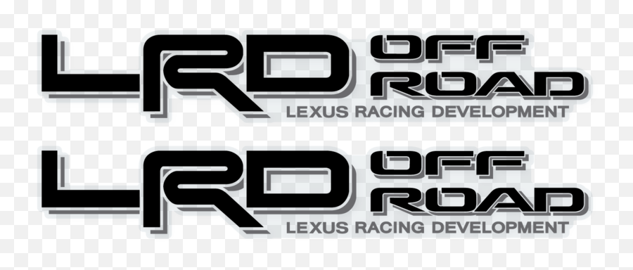 Lrd Lexus Racing Development Decal - Trd Off Road Emoji,Lexus Logo