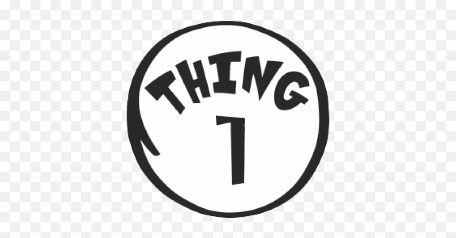 Thing Png And Vectors For Free Download - Thing 1 Png Emoji,Thing 1 Logo