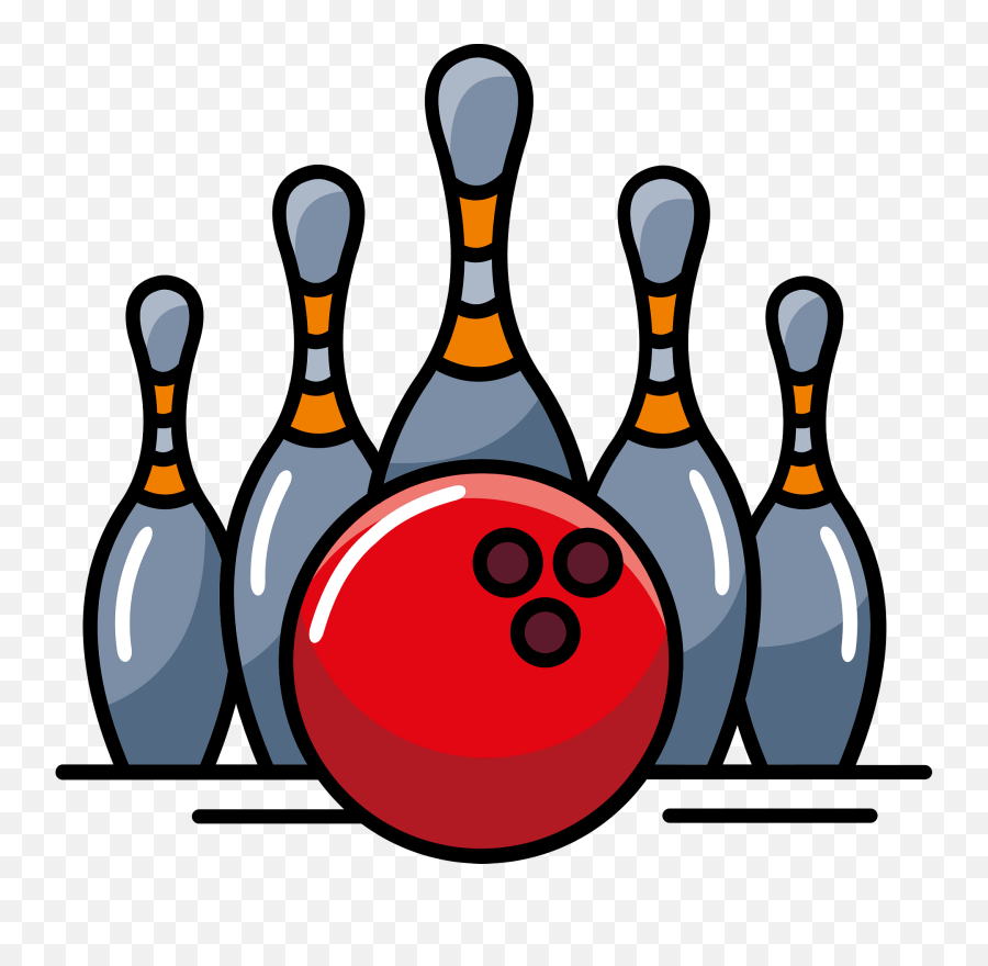Bowling Ball Clipart - Solid Emoji,Bowling Clipart