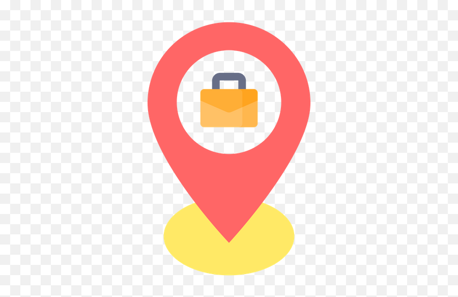 Free Job Location Icon Of Flat Style - Available In Svg Png Location Work Icon Png Emoji,Location Logo Png