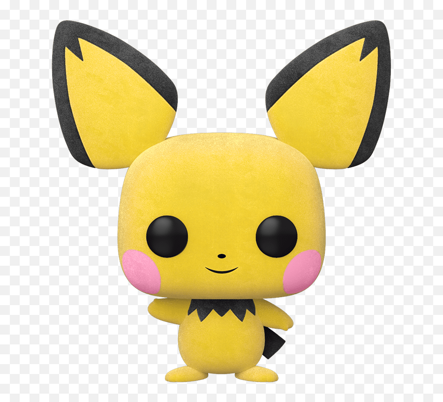 Exclusive Flocked Pichu Pop - Funko Pop Pokemon Pichu Emoji,Pichu Png