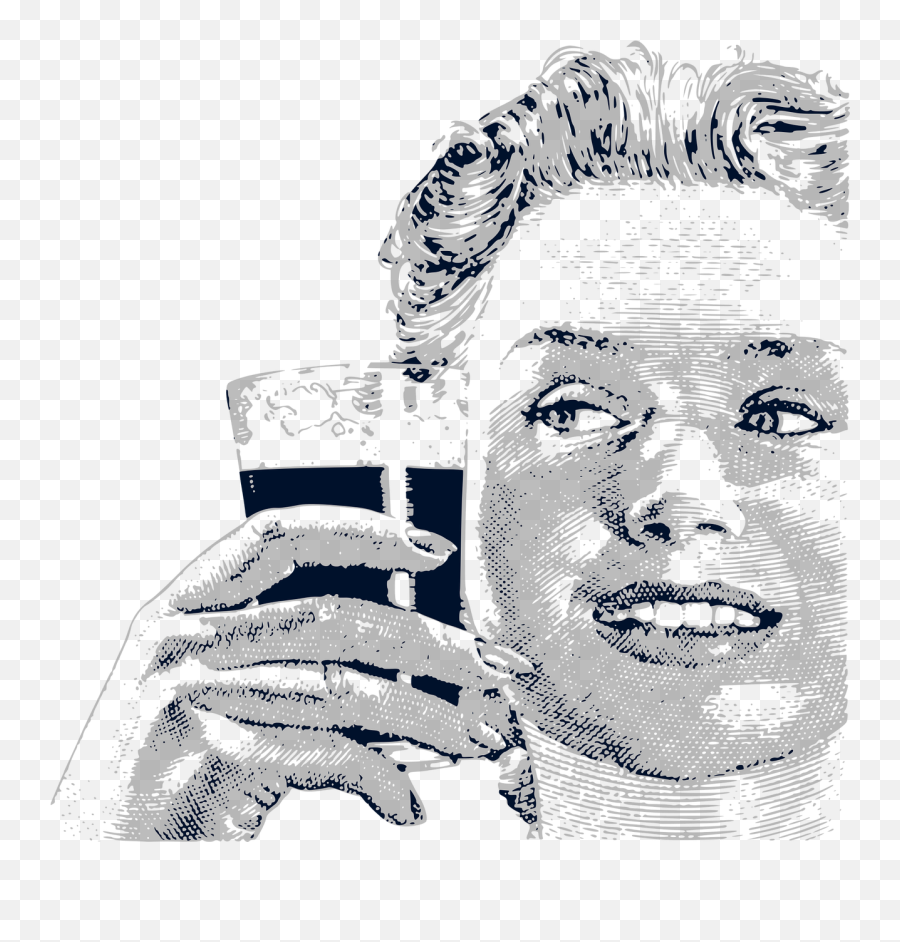 Drinking Happy Vintage - Vintage People Drinking Png Emoji,Drinking Png