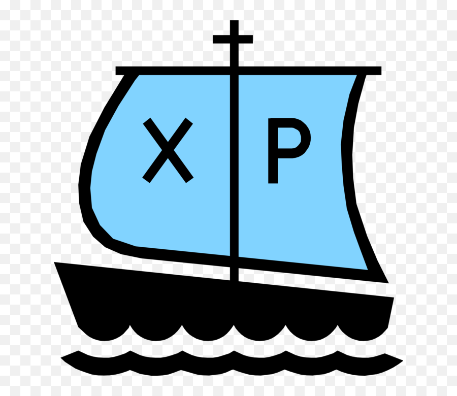 Symbol Of Boat Royalty Free Vector Clip Art Illustration - Boat Christian Symbol Emoji,Spiritual Clipart