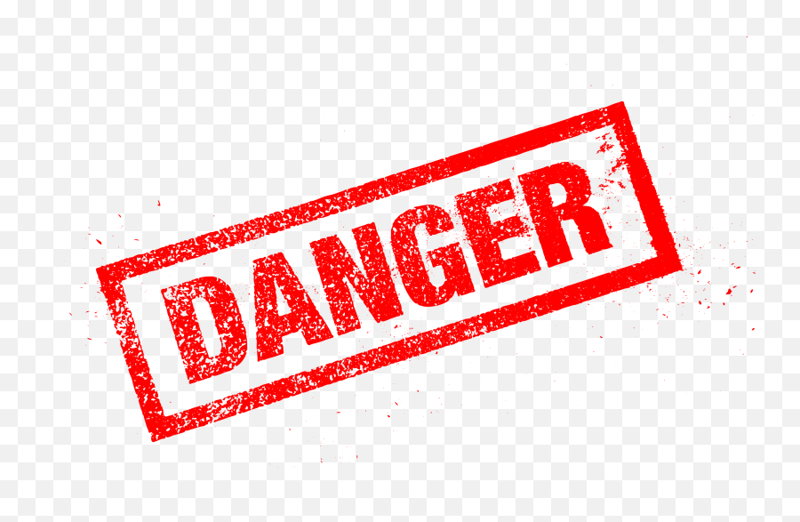 Danger Stamp Transparent Emoji,Danger Png