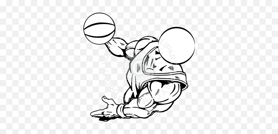 Basketball Clipart Body Basketball Body Transparent Free - Playing Sports Emoji,Basketball Clipart Black And White