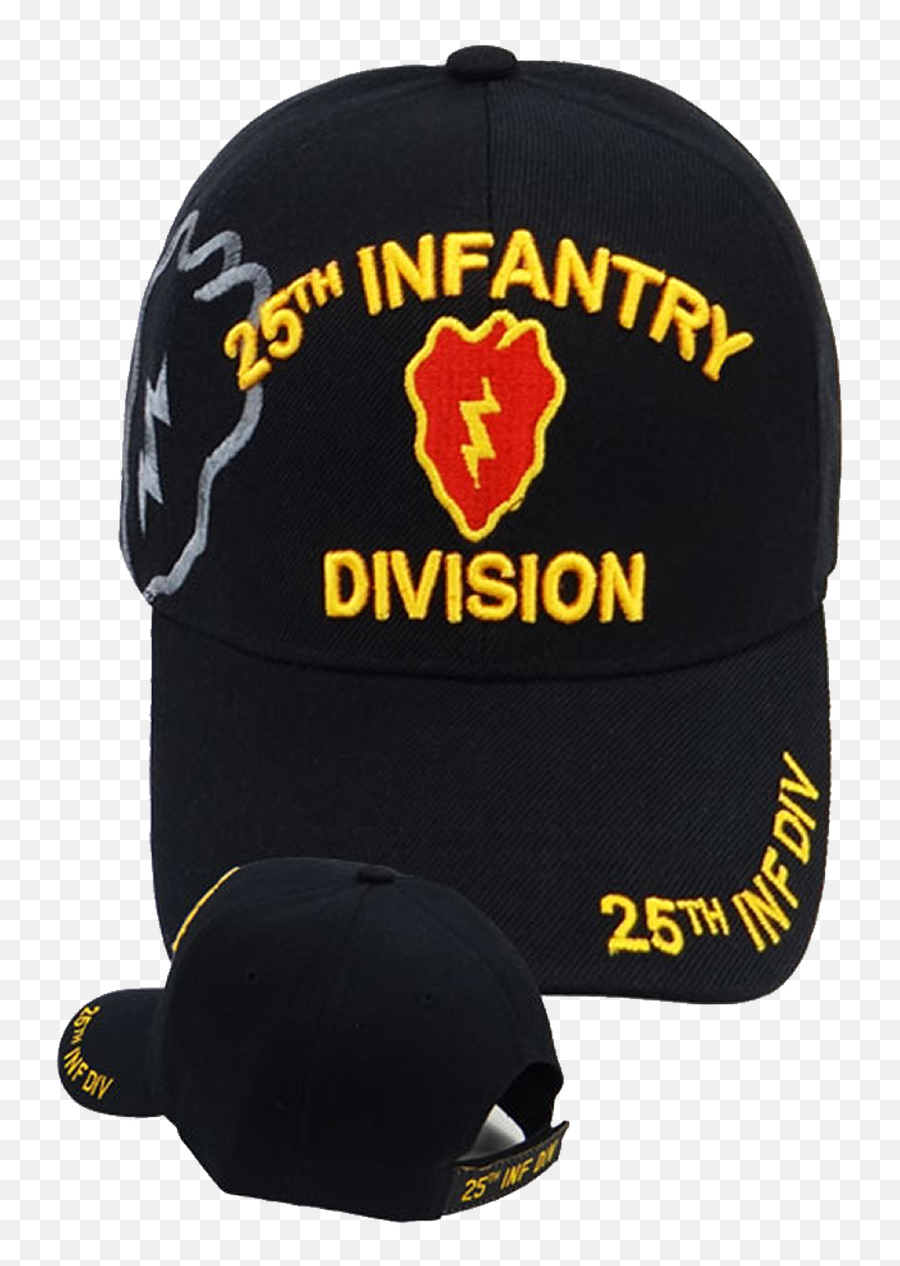 25th Infantry Division Shadow Cap - Black Emoji,Us Army Infantry Logo