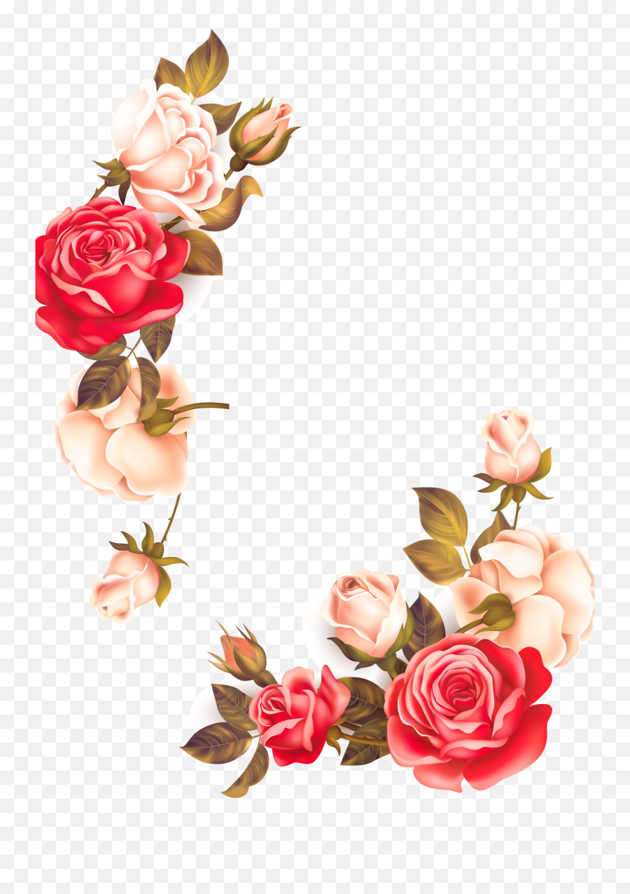 Euclidean Vector Flower Icon - Vector Flower Border Png Emoji,Flores Png