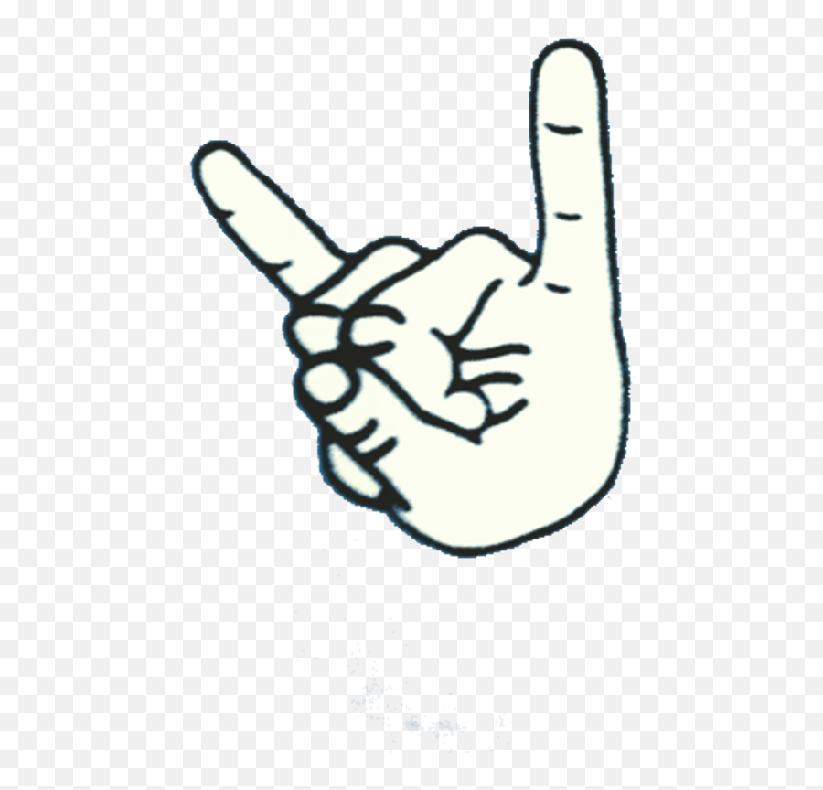 Download Rock Hands Tumblr Grunge Sticker Freetoedit Emoji,Tumblr Grunge Png