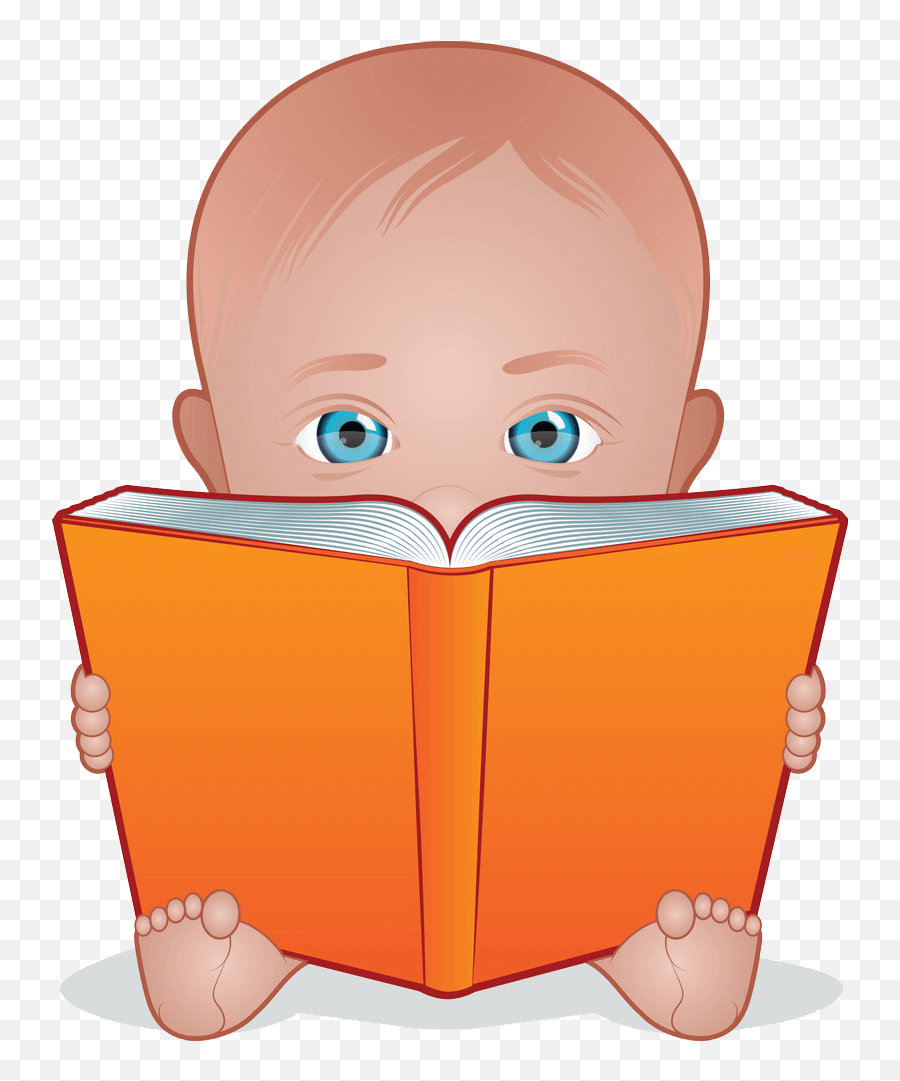 Baby Reading Clipart Transparent - Clipart World Baby Read Vector Emoji,Reading Clipart