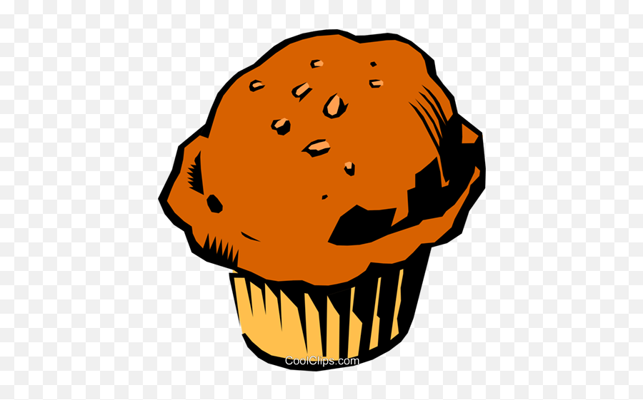 Muffin Royalty Free Vector Clip Art Illustration - Food0160 Emoji,Muffins Clipart