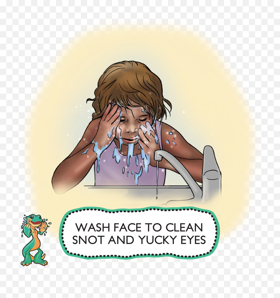 Milpau0027s Six Steps To Stop Germs Emoji,Eyes Clipart For Kids