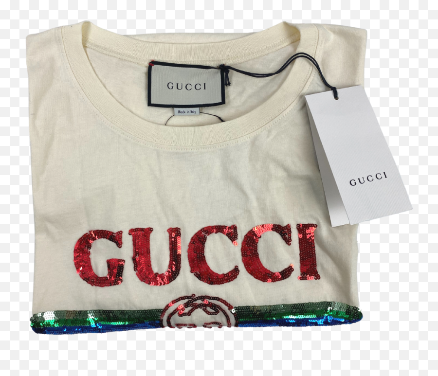 Buy Gucci T Shirt With Sequins Cheap Online Emoji,Gucci Logo Tee