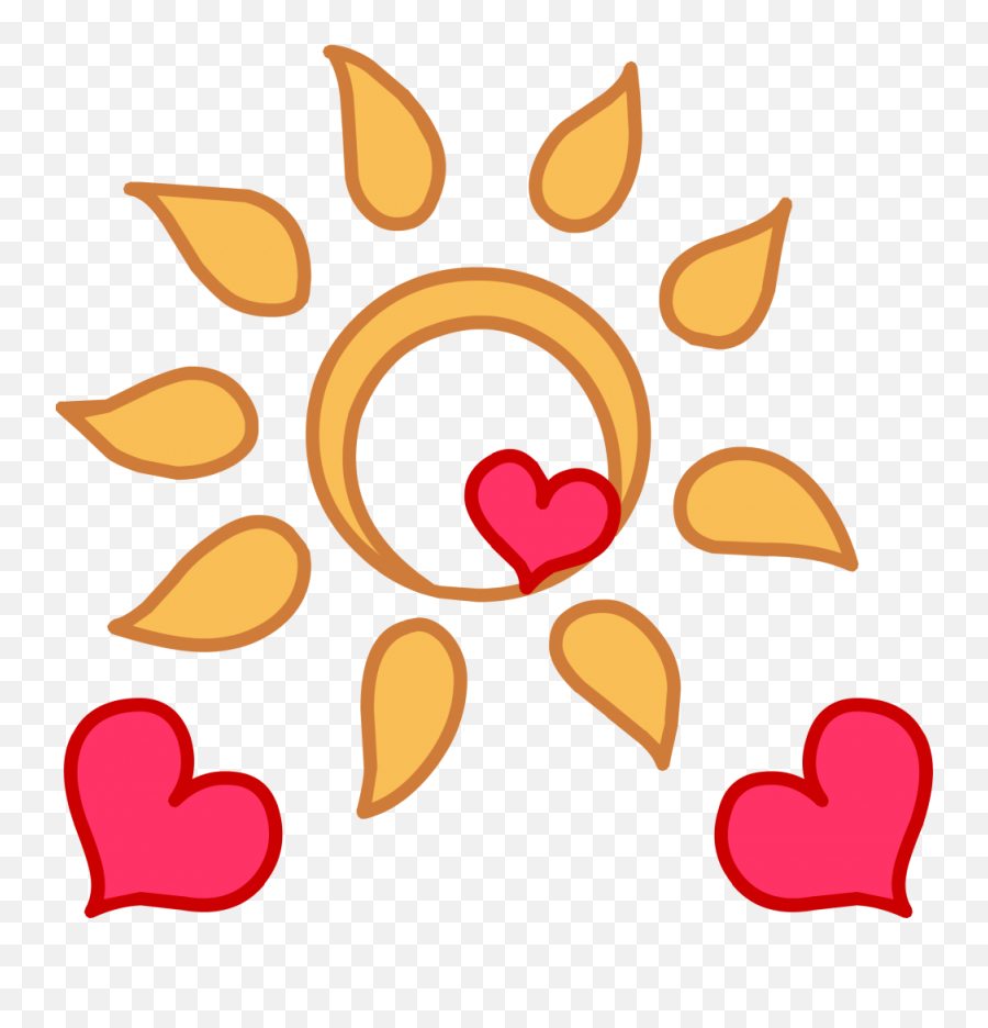 Designing Work - Sun Heart Cutie Mark Emoji,Sunshine Png