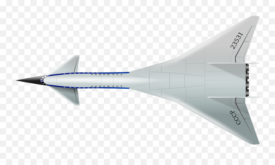 Soviet Jet Aircraft Concept Clipart Free Download - Supersonic Transport Emoji,Jet Clipart