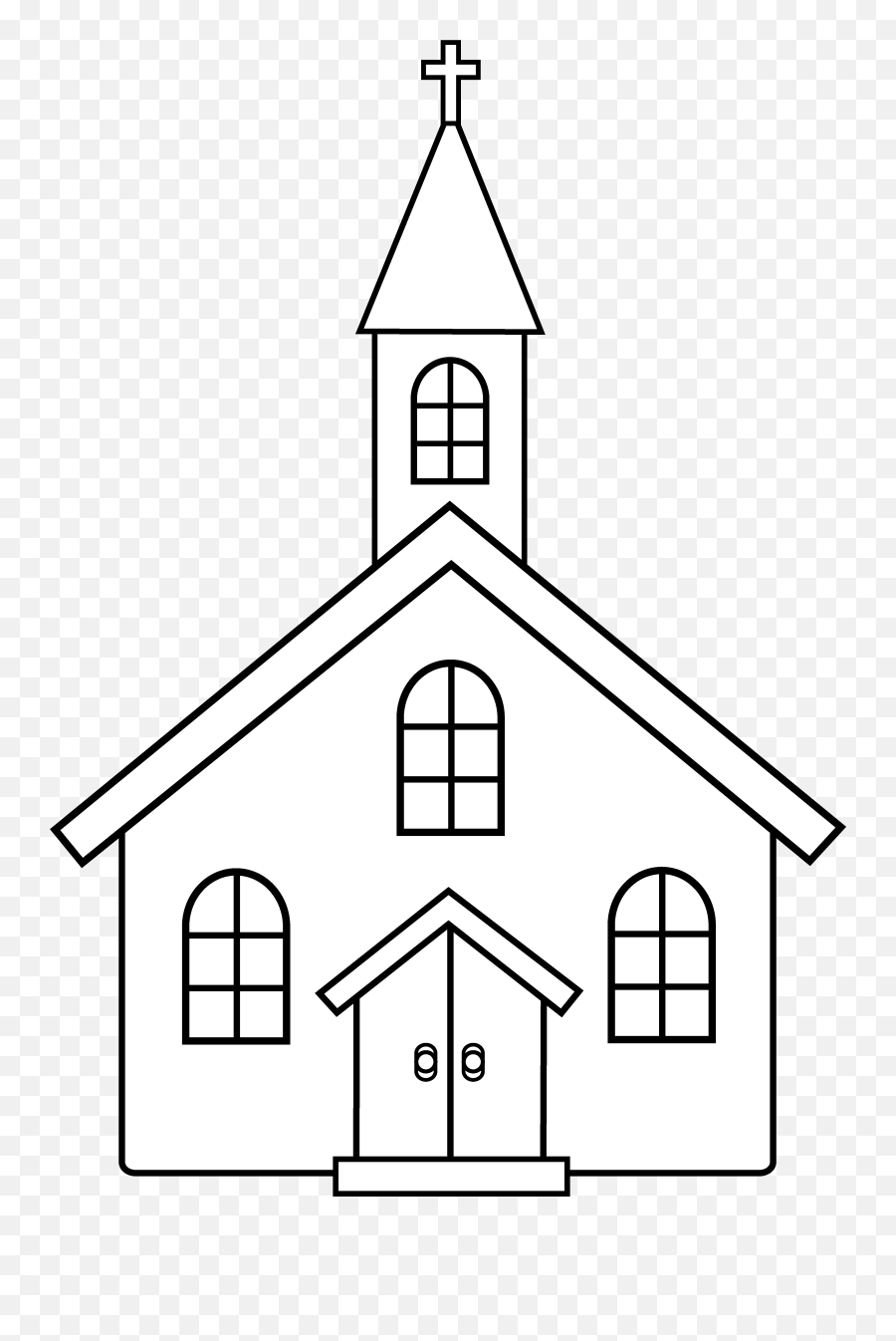 Games Clipart Church Games Church - Church Coloring Page Emoji,Church Clipart