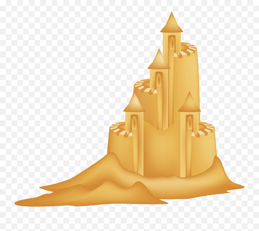 Free Sand Castle Clip Art Transparent Cartoon - Jingfm Transparent Background Sand Castle Clipart Emoji,Sand Clipart