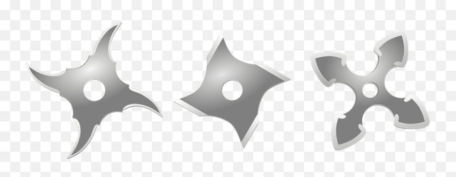 Ninja Star Weapon - Ninja Weapon Clip Art Emoji,Ninja Star Png