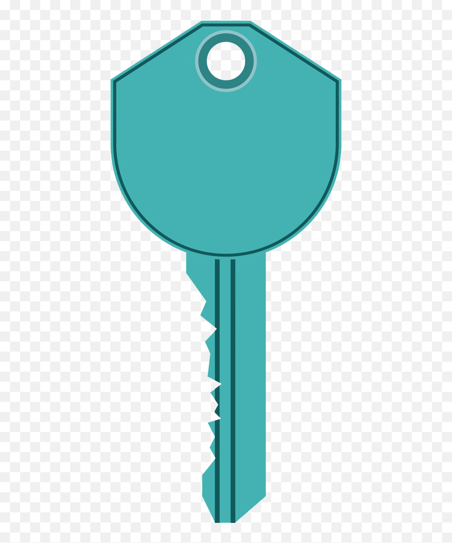 Blue Key Clipart Transparent - Vertical Emoji,Key Clipart