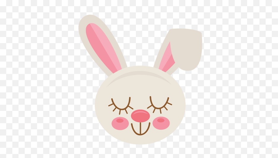 Download Easter Bunny Svg Scrapbook Cut - Girl Easter Bunny Clip Art Emoji,Bunny Face Clipart