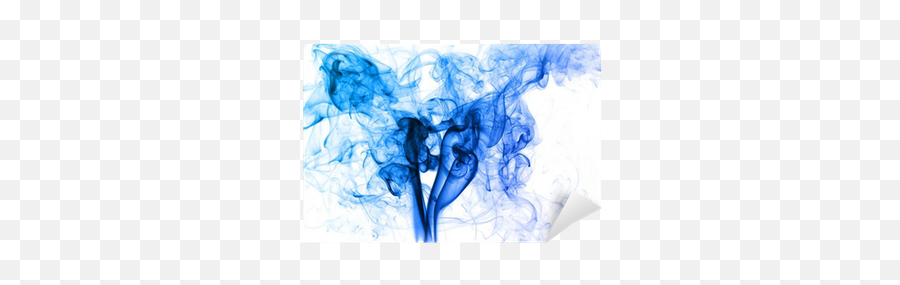 Abstract Blue Smoke Wall Mural U2022 Pixers - We Live To Change Fumée Bleue Png Emoji,Blue Smoke Png