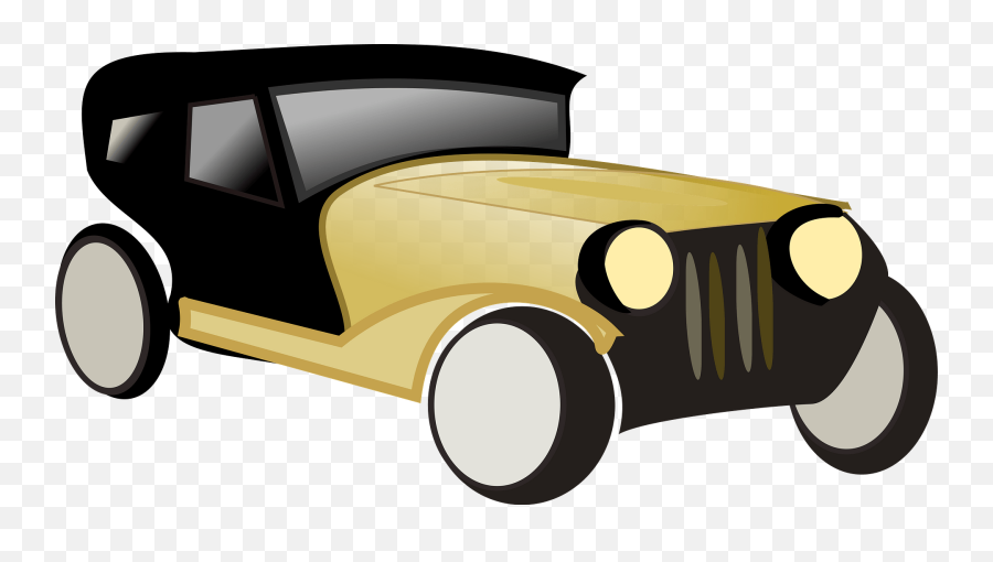 Old Car Vector - Clipart Best Old Car Drawing Cartoon Emoji,Vintage Car Clipart