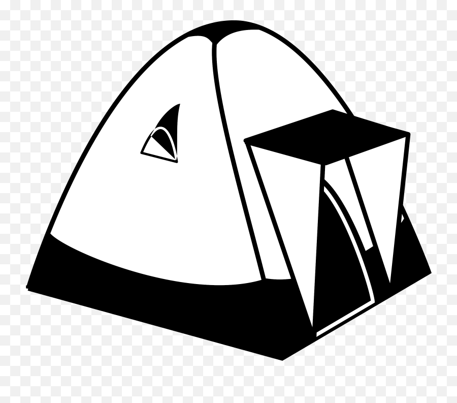 Tent Clip Art Images Free Clipart 7 2 - Camp Clipart Black And White Emoji,Tent Clipart