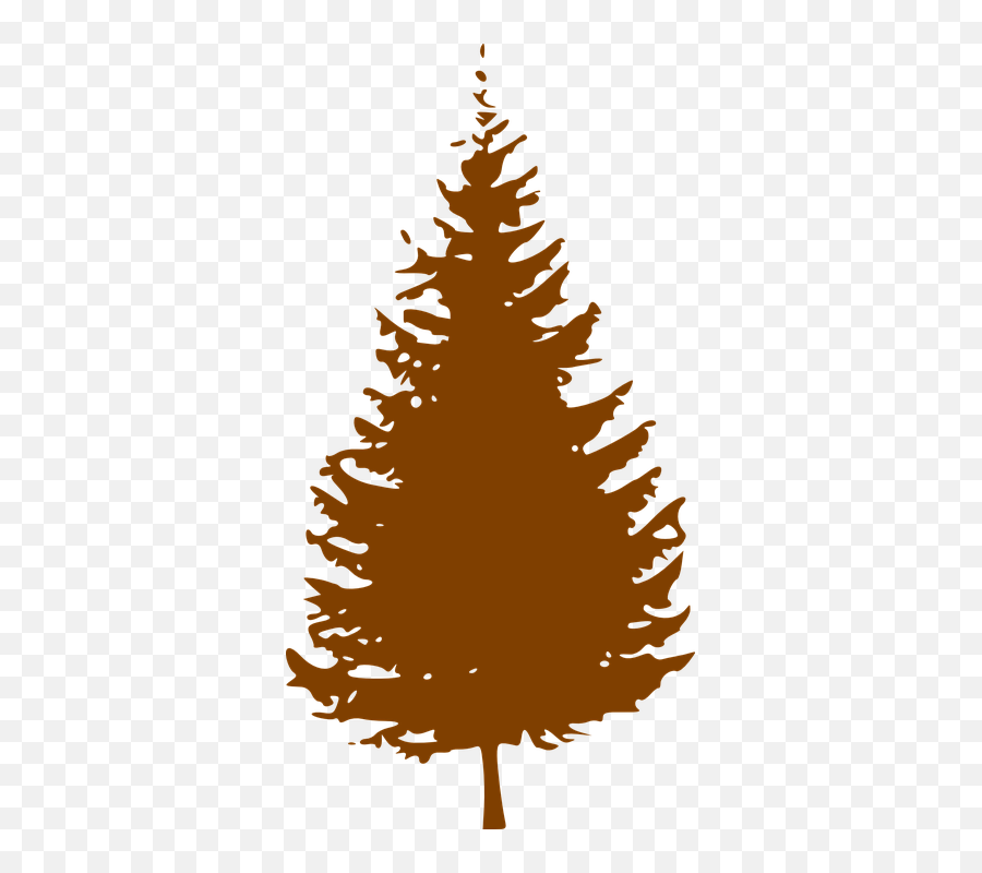 Pine Tree Clip Art At Clker - Pine Simple Clipart Tree Silhouette Emoji,Pine Tree Clipart
