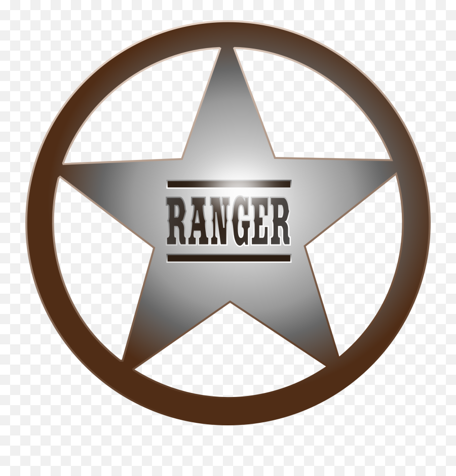 Ranger Star - Cowboy Ranger Logo Emoji,Texas Clipart