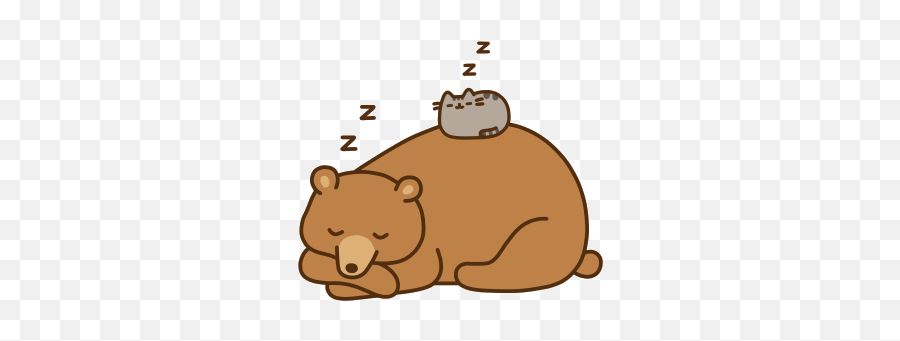 Tired Animated Gif Cute Drawings Cute Pictures Tired Gif - Pusheen Bear Emoji,Cute Transparent Gif
