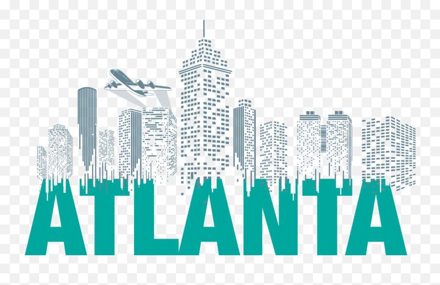 Atlanta Skyline Transparent Png - Atlanta Transparent Emoji,Atlanta Png