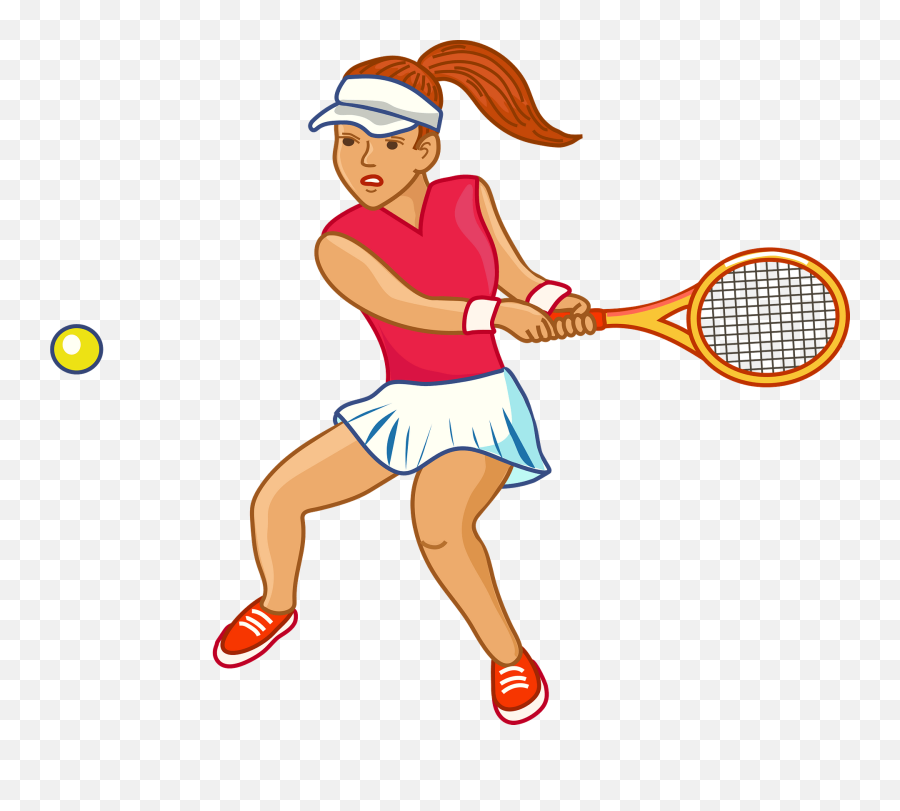 Tennis Player Clipart - Tennis Clipart Emoji,Tennis Clipart