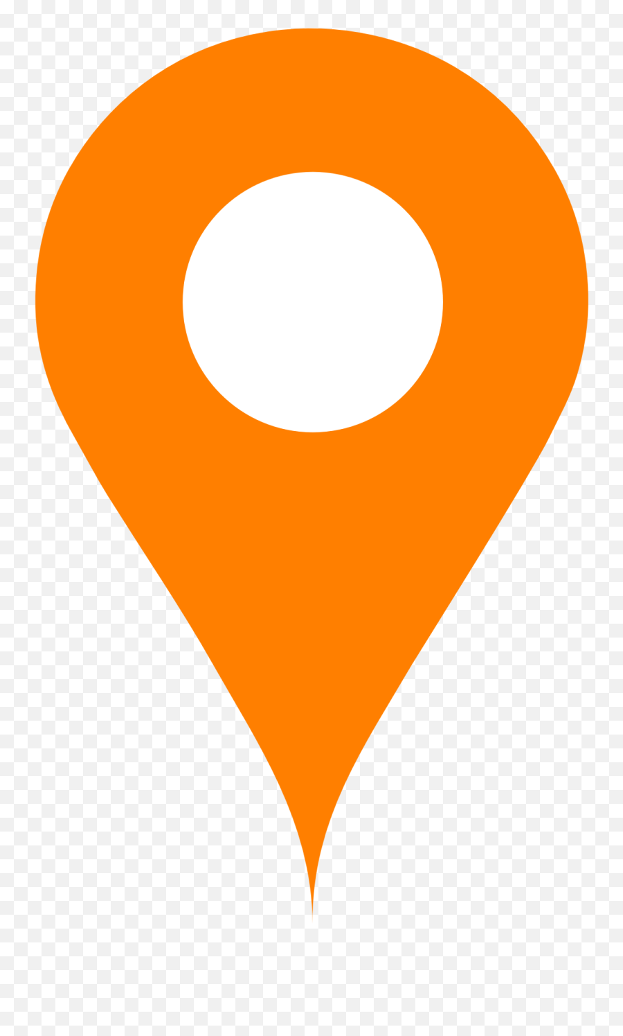 Map Pin Icon Png - Location Icon Orange Color Emoji,Location Pin Png