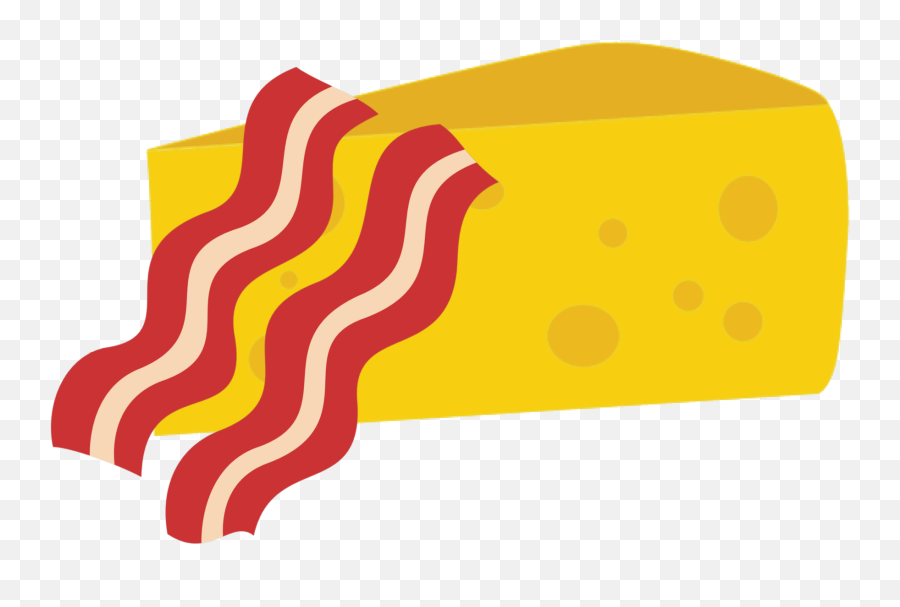 Product Image 1 Cheddar Bacon Transparent Cartoon - Jingfm Bacon And Cheese Clipart Emoji,Bacon Transparent Background