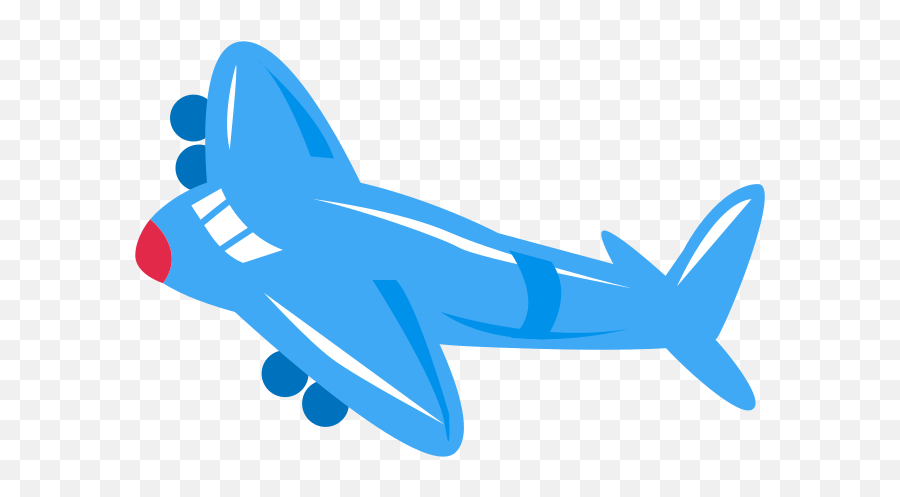 Airplane Clipart Free Svg File - Monoplane Emoji,Airplane Clipart