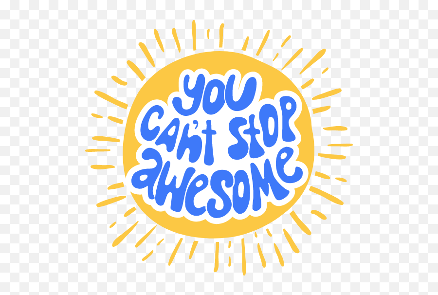 Stop Awesome Graphic - You Cant Stop Awesome Emoji,Stop Clipart