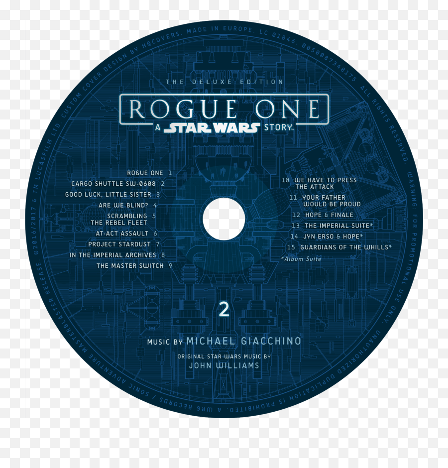 Rogue One Disc 2 - Cd Full Size Png Download Seekpng Emoji,Rogue One Logo Png