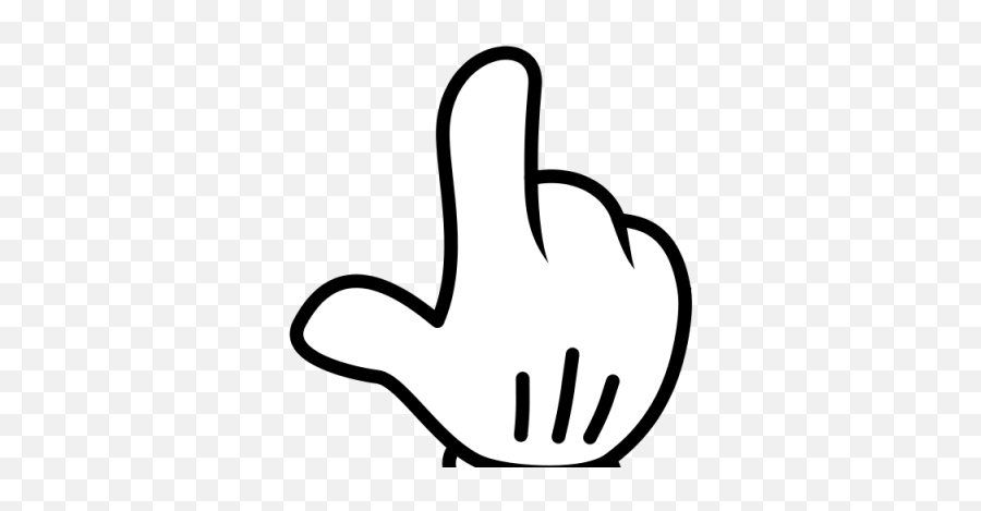 Mouse Cursor Click Clipart Png - Cartoon Hand Pointing Pointing Hand Clipart Emoji,Mouse Cursor Png