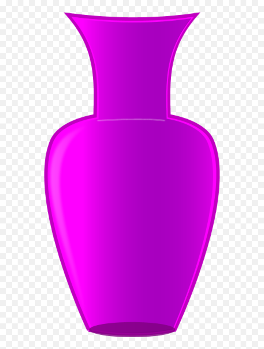 Library Of Empty Flower Vase Jpg Black - Free Clip Art Vase Emoji,Vase Clipart
