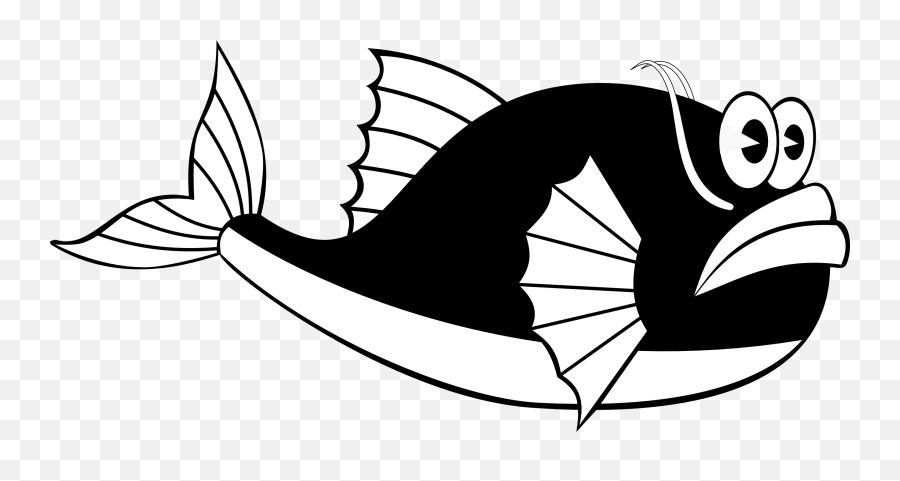 Fish Line Drawing - Fish Emoji,Fishing Clipart